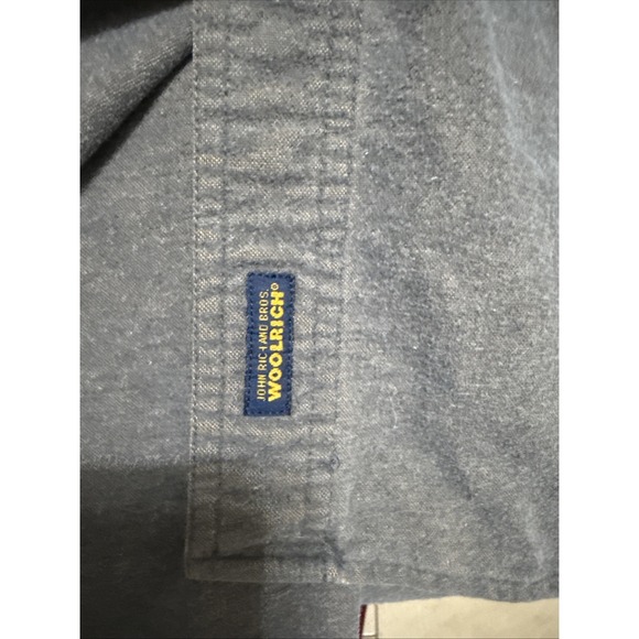 Woolrich Men Vintage 2XL Earth toned Long Sleeve Button Up Pocket Heavy Flannel - Picture 6 of 7